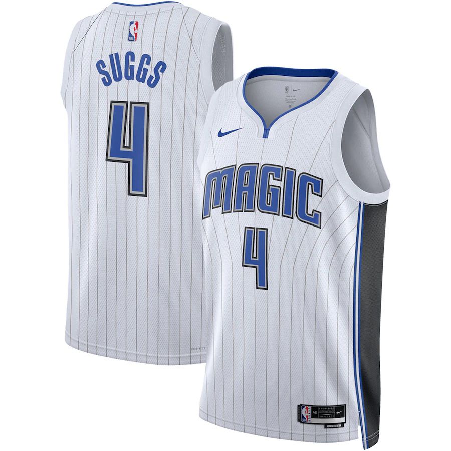 Men Orlando Magic #4 Jalen Suggs Nike White Association Edition 2022-23 Swingman NBA Jersey